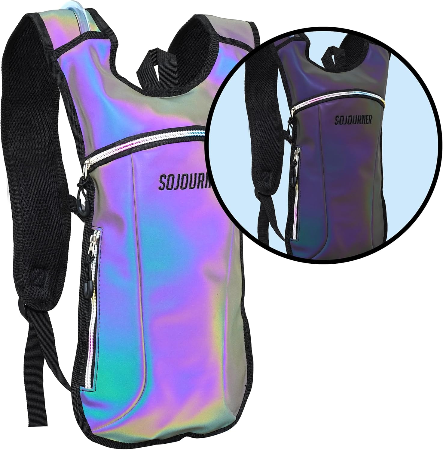 Sojourner Rave Hydration Pack - Hydration Backpack - Hydropack with 2L Bladder - Water Backpack for Festivals, Hiking, Running, Biking and More - Image 2